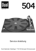 Dual 504-Service-Manual
